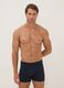Bipack di boxer blu in cotone Supima elasticizzato_0