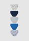 Boys' multicoloured multipack briefs in pure cotton regular fit_1