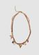 Multicolour necklace with gold-tone charms_0
