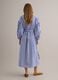 Blue striped pure cotton maxi dress_3