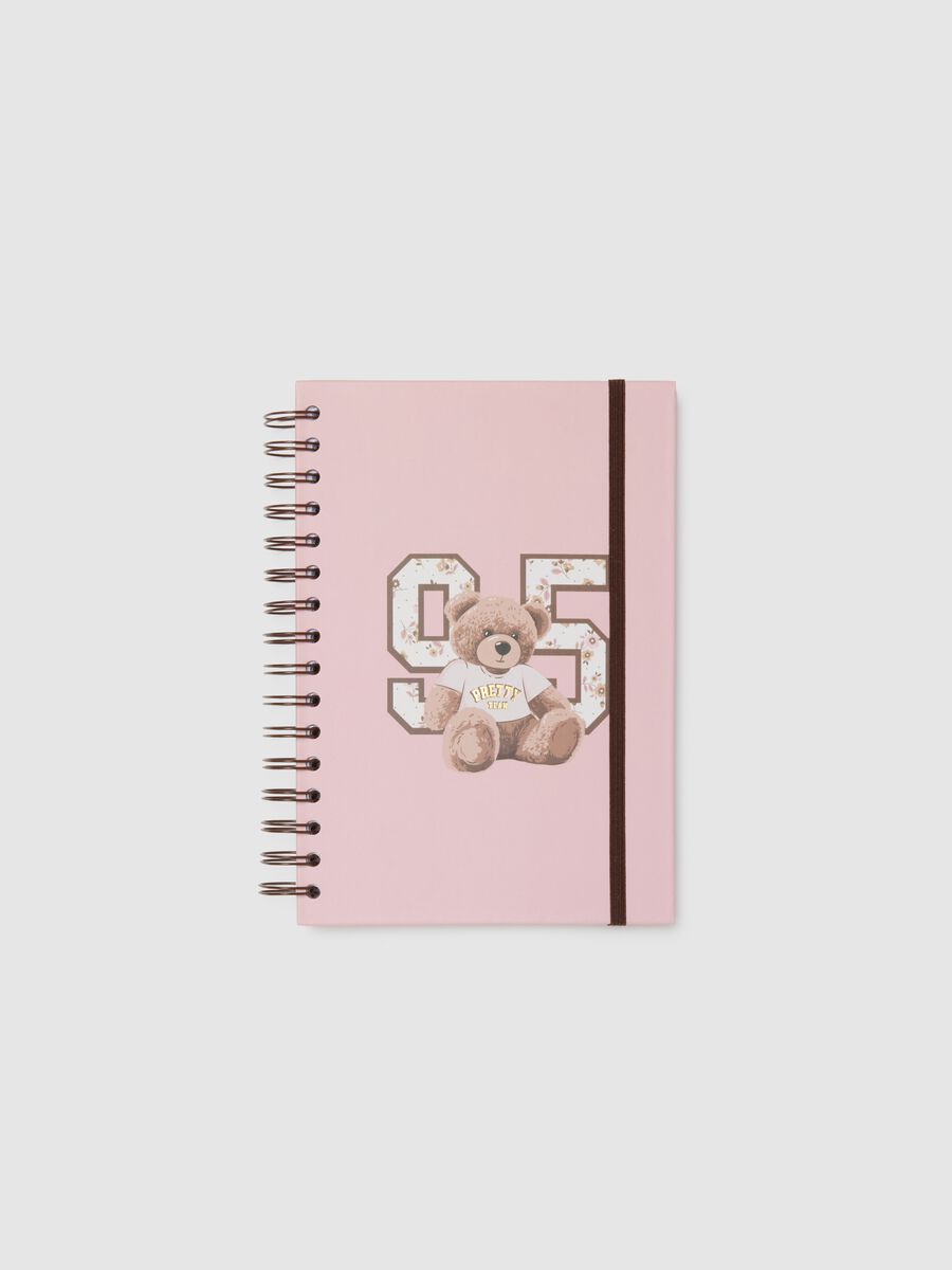 Grey Paper Notebook with Hearts_0