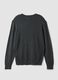 Grey crew-neck viscose-blend jumper, regular fit_5