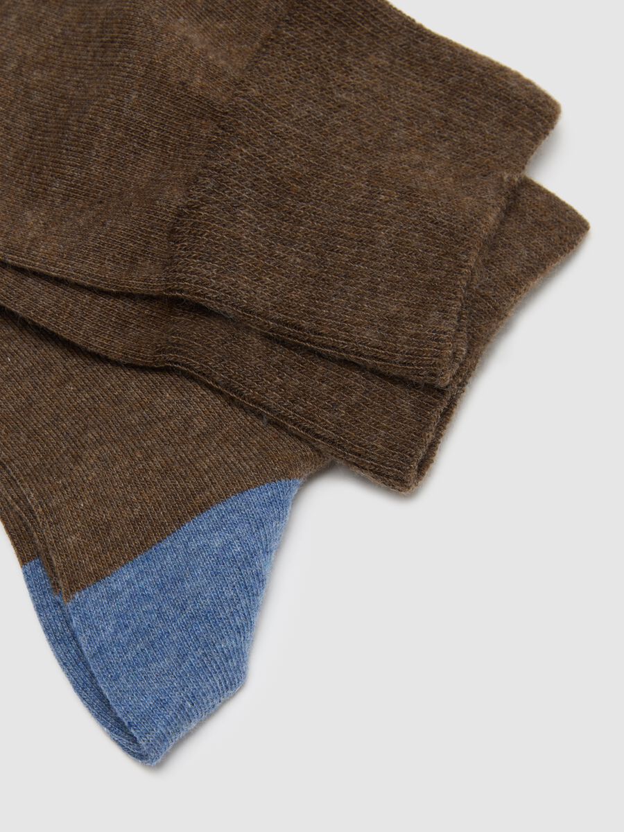 Two-Pack Multicolour Stretch Cotton Socks_1