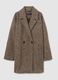 Multicolour check wool-blend oversized coat_4