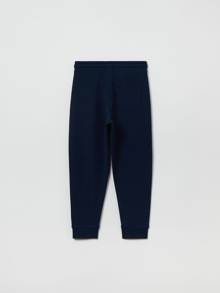 Joggers in felpa con coulisse_1