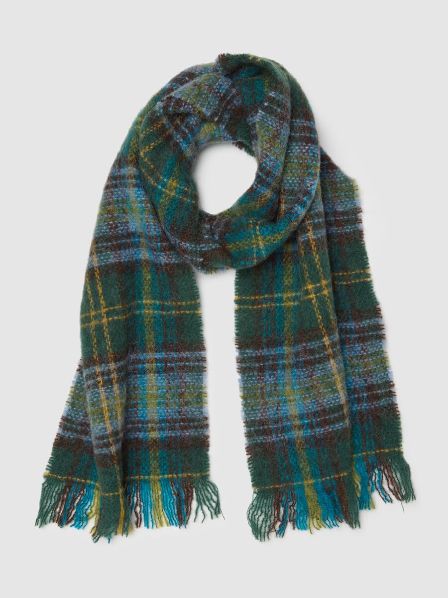 Multicolour Plaid Scarf_1