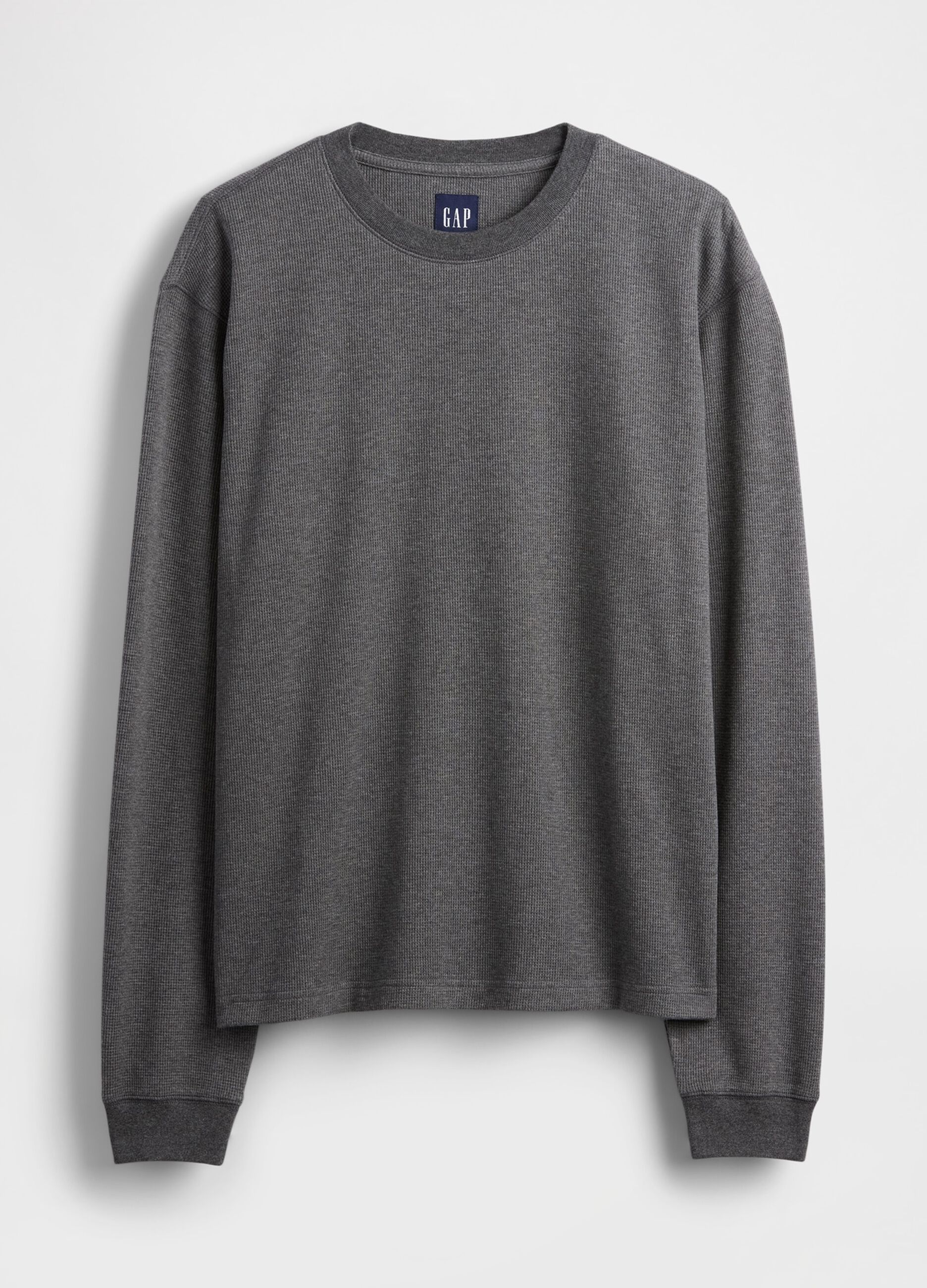 Grey Stretch Long Sleeve Top