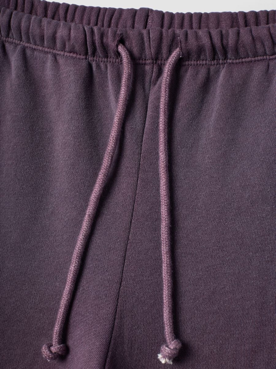 Flare Sweatpants Sunfaded Burgundy_6