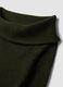 Green fitted stretch-wool boat-neck top_1