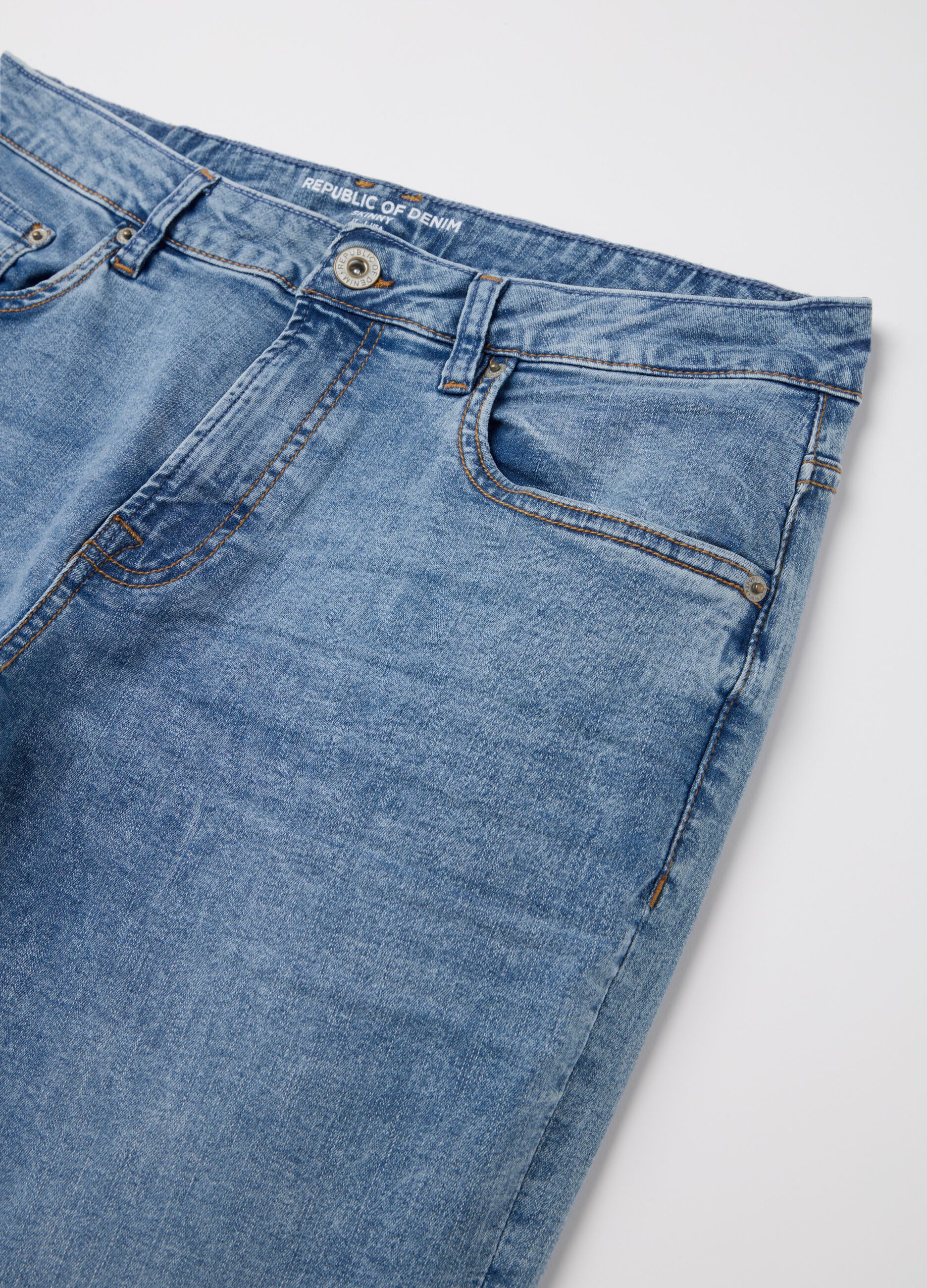 Jeans skinny fit acid wash