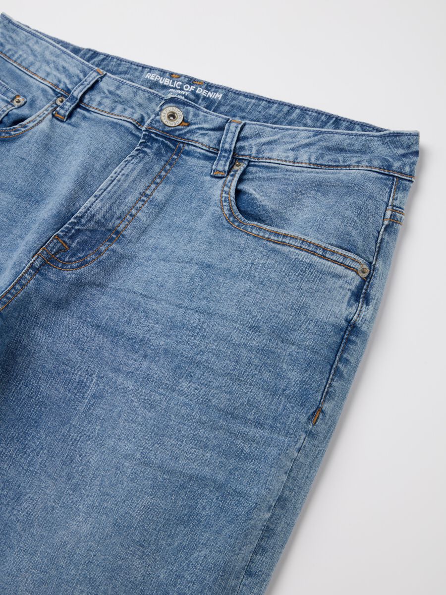 Skinny-fit jeans with acid wash_5