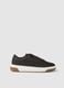 Black casual sneakers_0
