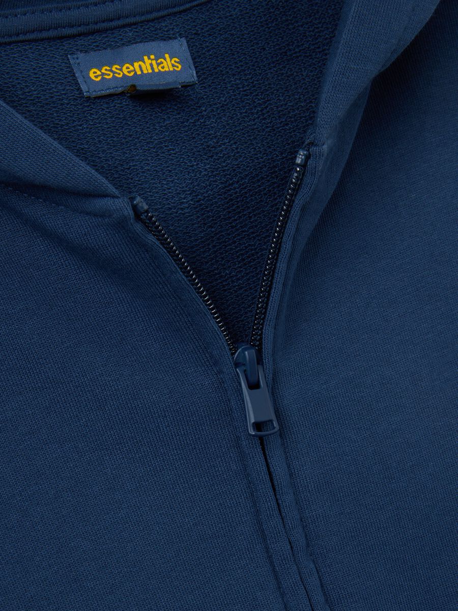 Children's blue pure cotton regular fit sweatshirt_2