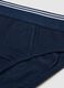 Regular fit blue kids briefs in stretch cotton_2