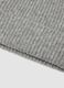 Grey ribbed stretch wool beanie_1