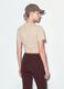 Beige fitted stretch-cotton T-shirt with high neck_2