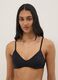Black Triangle Bikini Top with Removable Padding_0