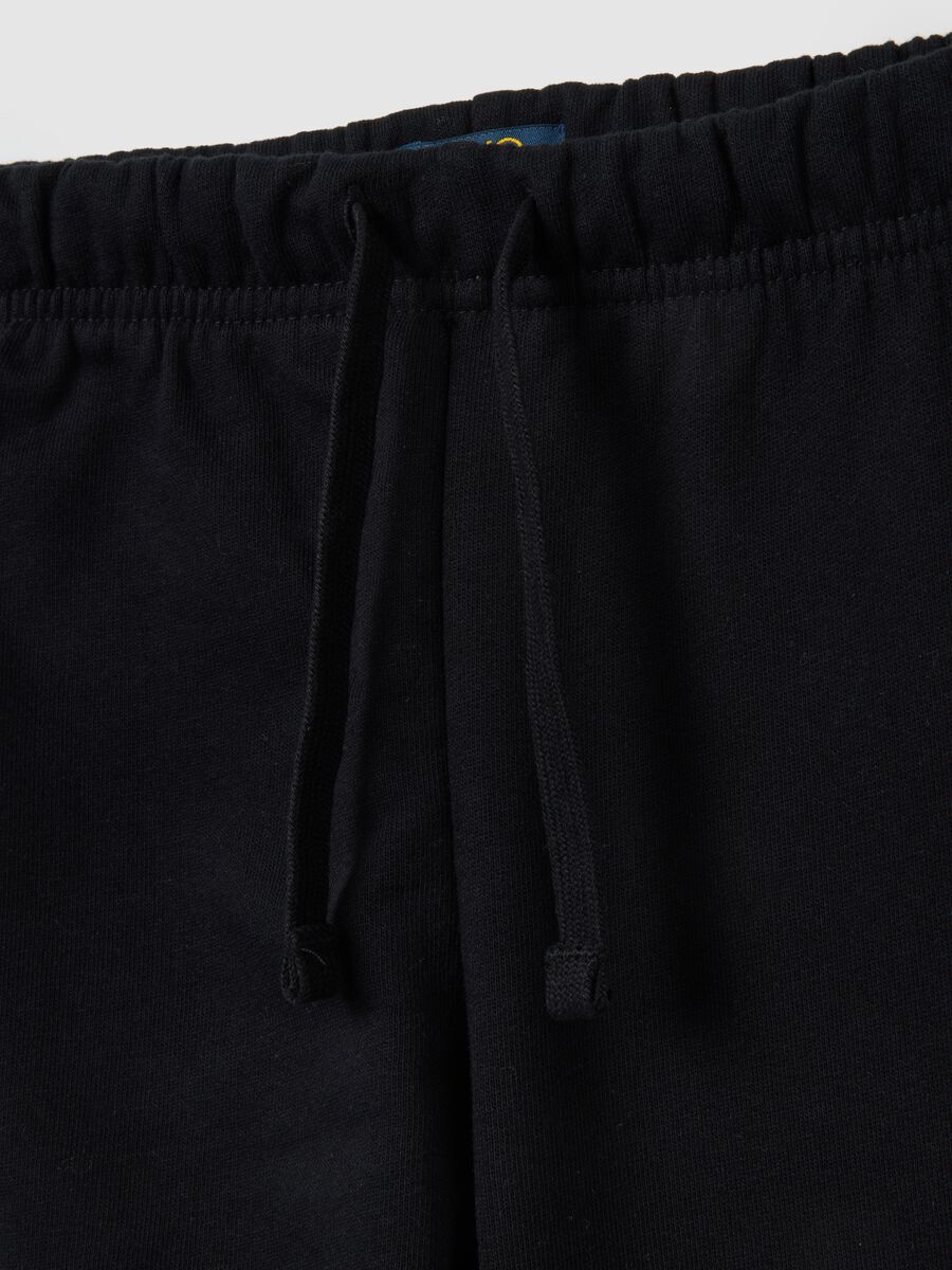 Fleece joggers with "Worldwide Music Tour" print_2