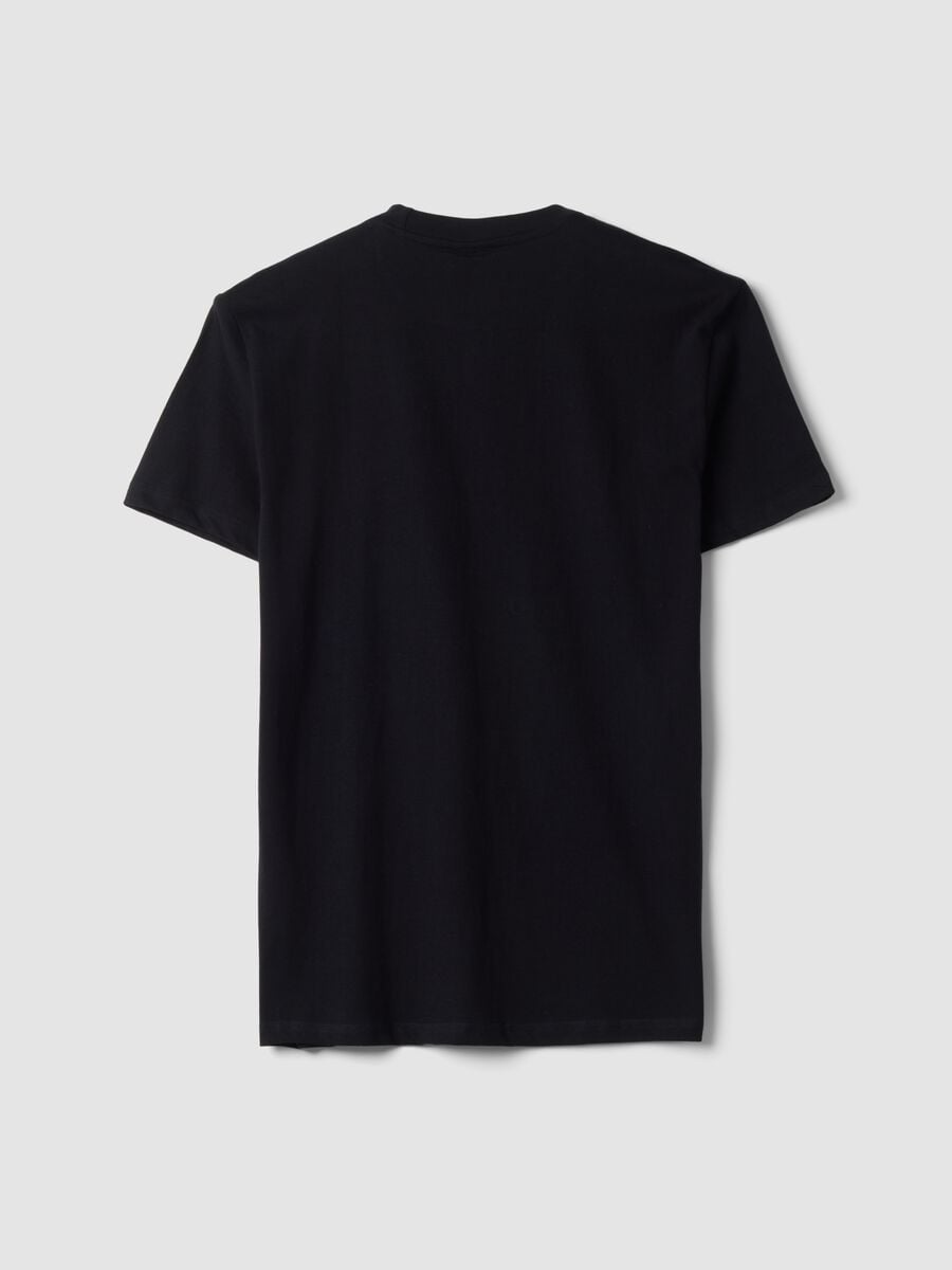 Black 100% cotton T-shirt with Hard Rock Cafe print_2