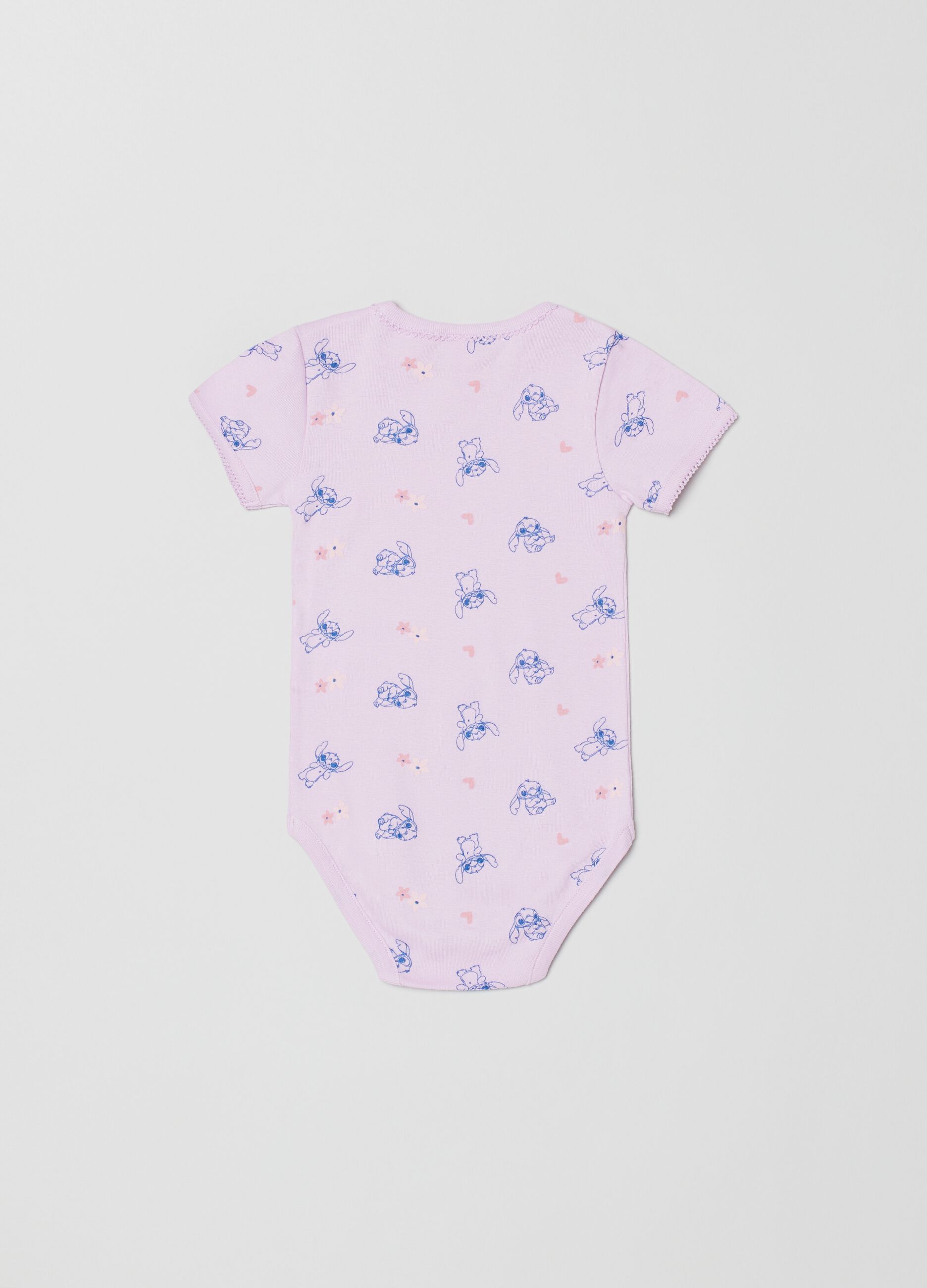 Bipack body in cotone Disney Baby Stitch _2