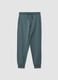 Blue organic cotton joggers_4
