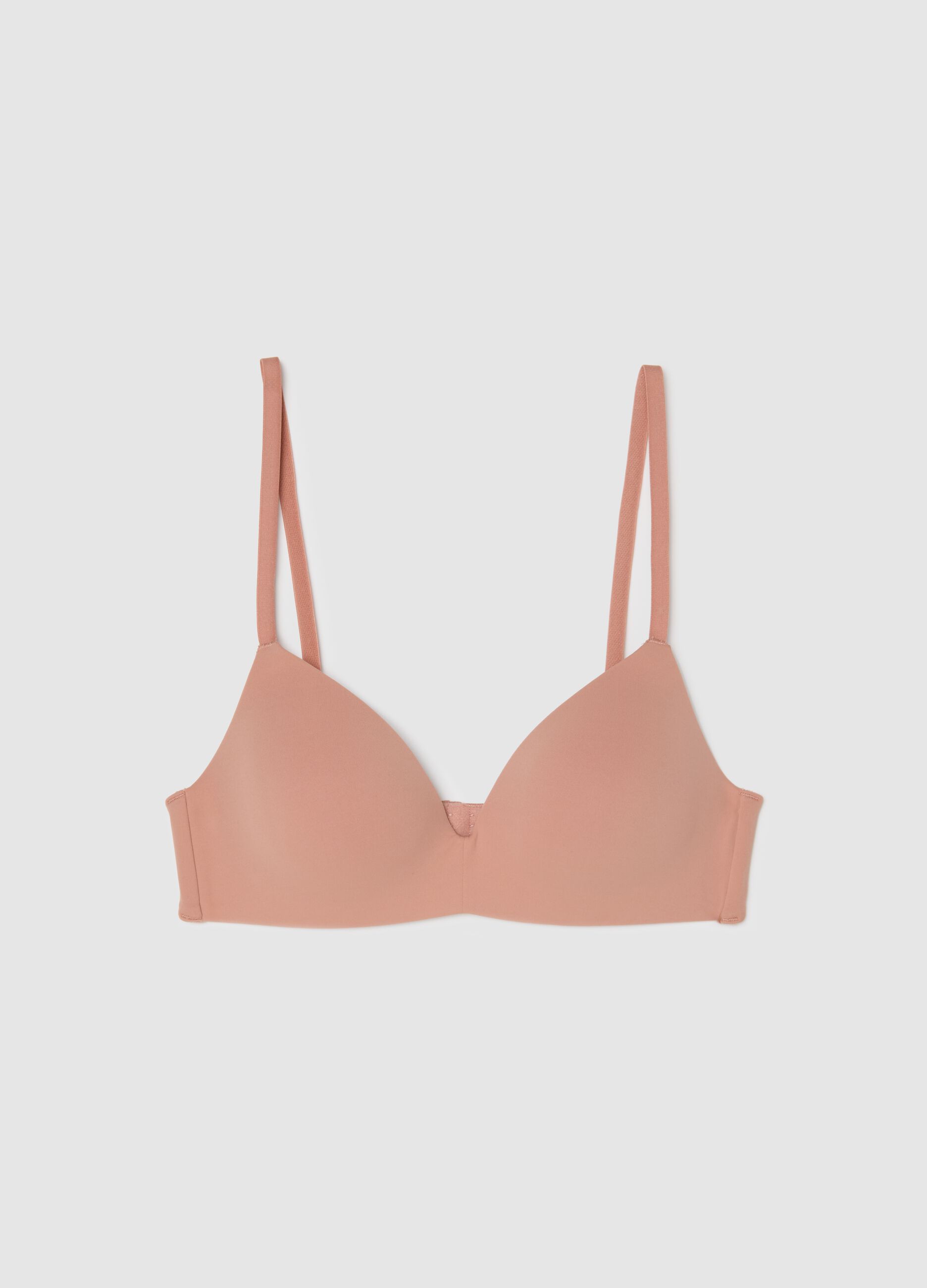 Pink Stretch Blend Bra