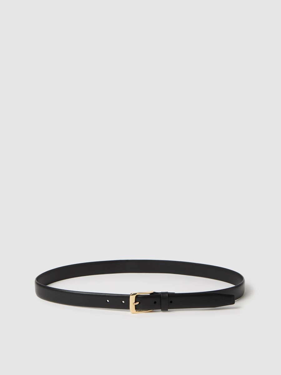 Black belt in genuine leather_0
