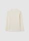 Children's beige regular fit stretch cotton jumper_1