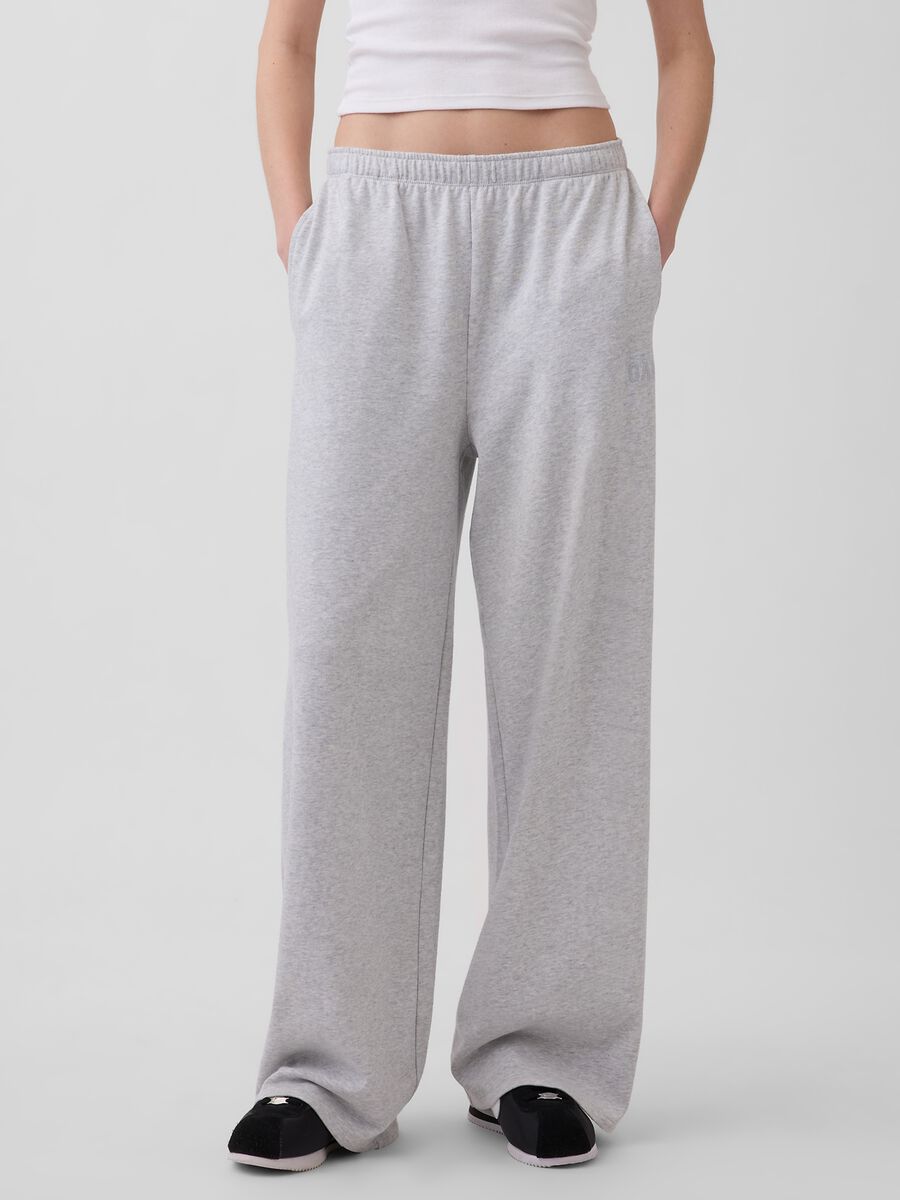 Regular Fit Cotton Blend Trousers_1