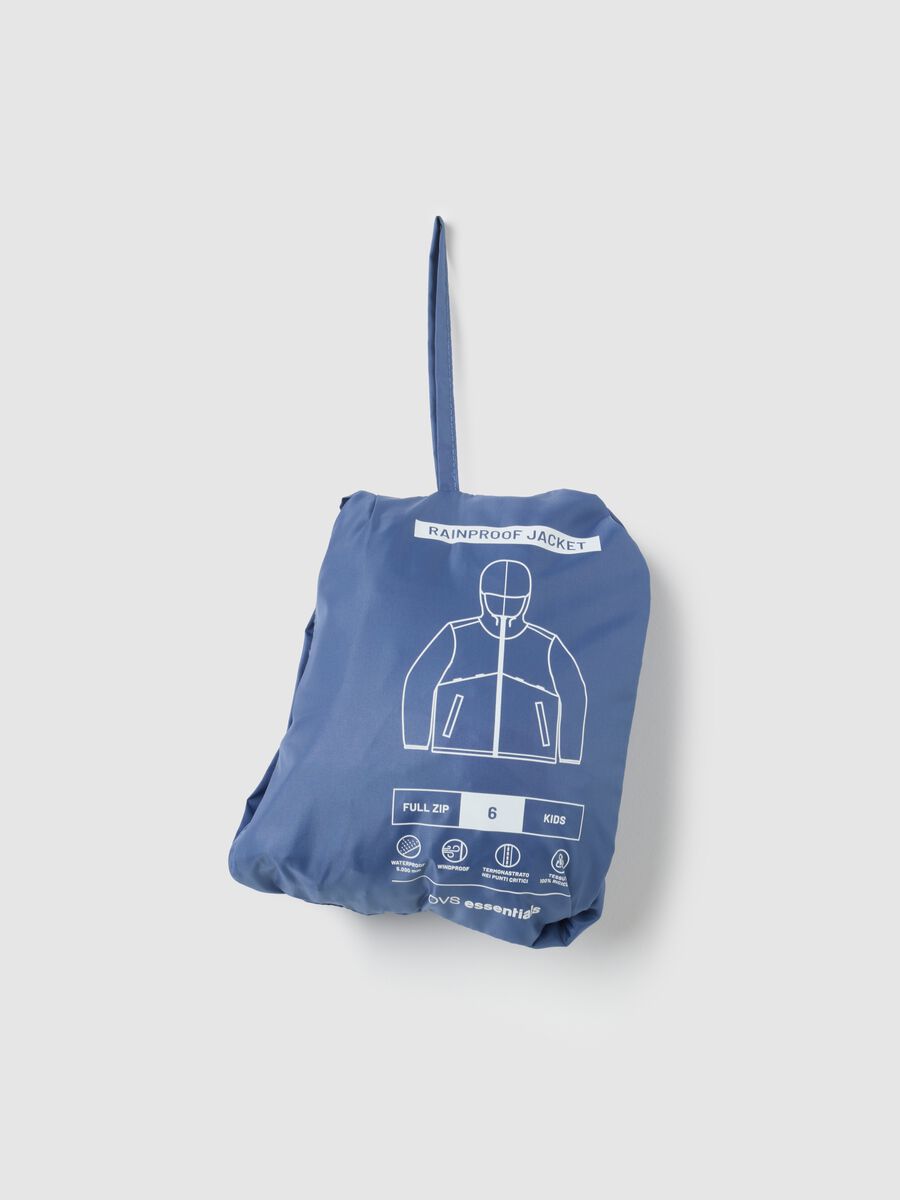 Blue Hooded Jacket for Boys_5
