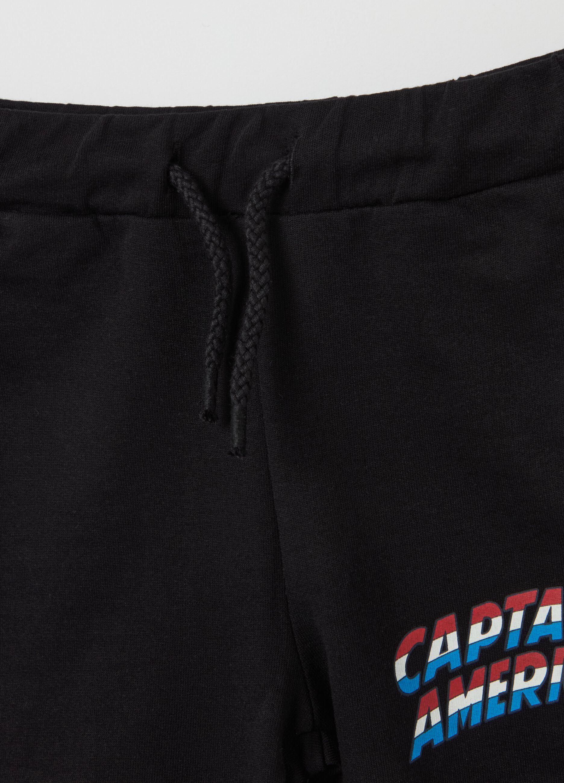 Cotton jogging set with Captain America print