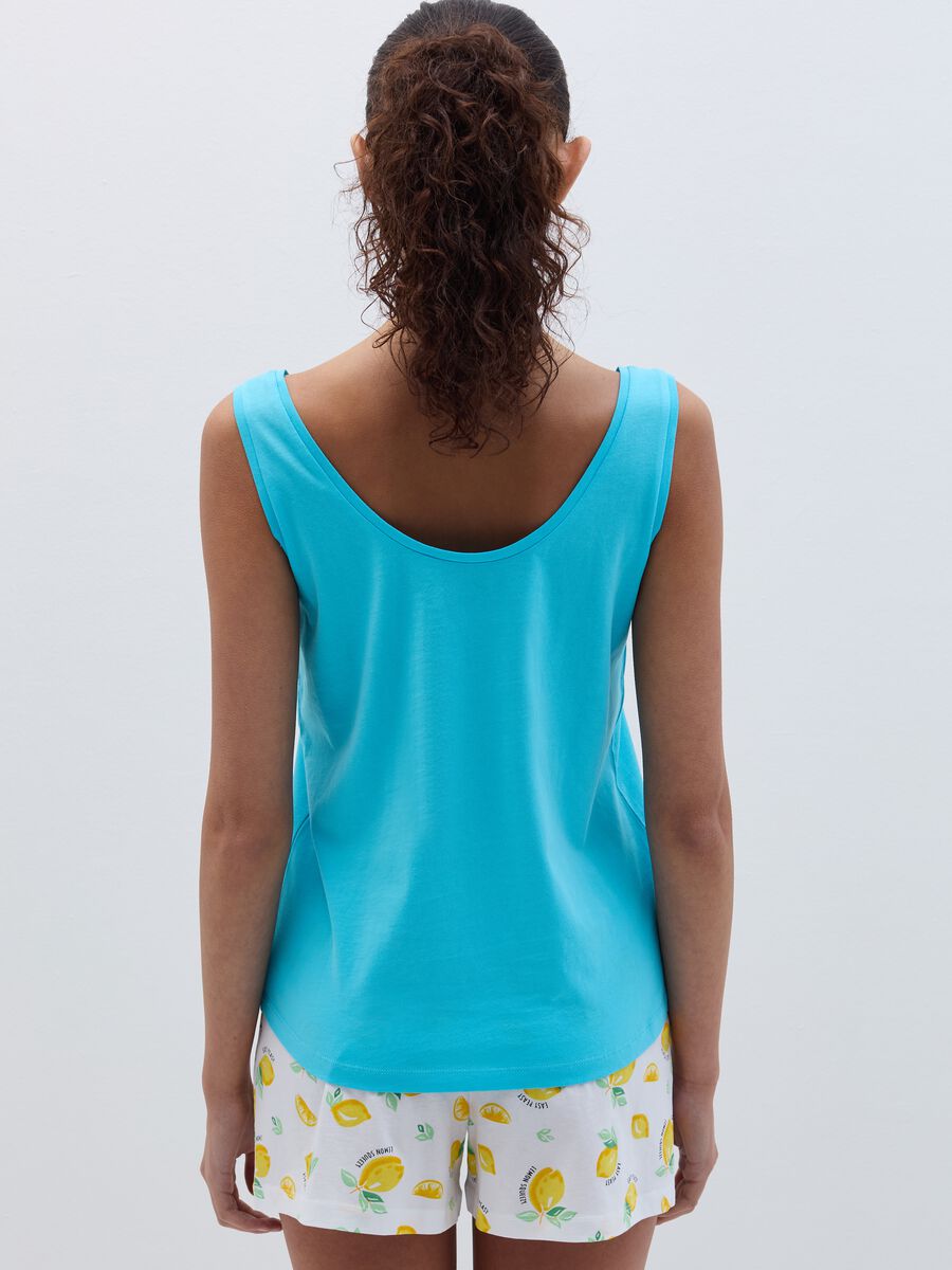 Short pyjamas with lemons print_2