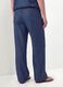 Blue pure lyocell trousers with elasticated waist, regular fit_2