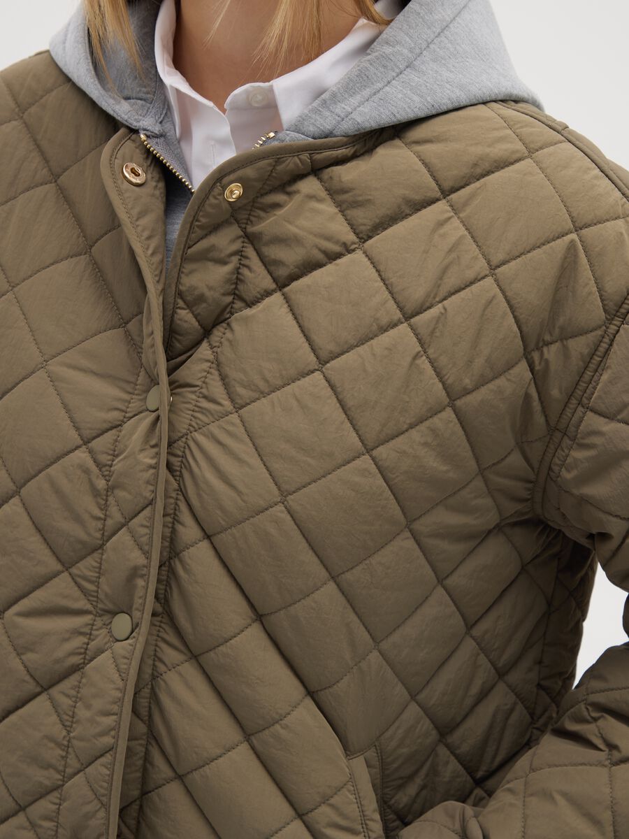 Green Regular Fit Husky Jacket_3