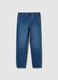 Girl's Blue Skinny Fit Denim Jeggings_0