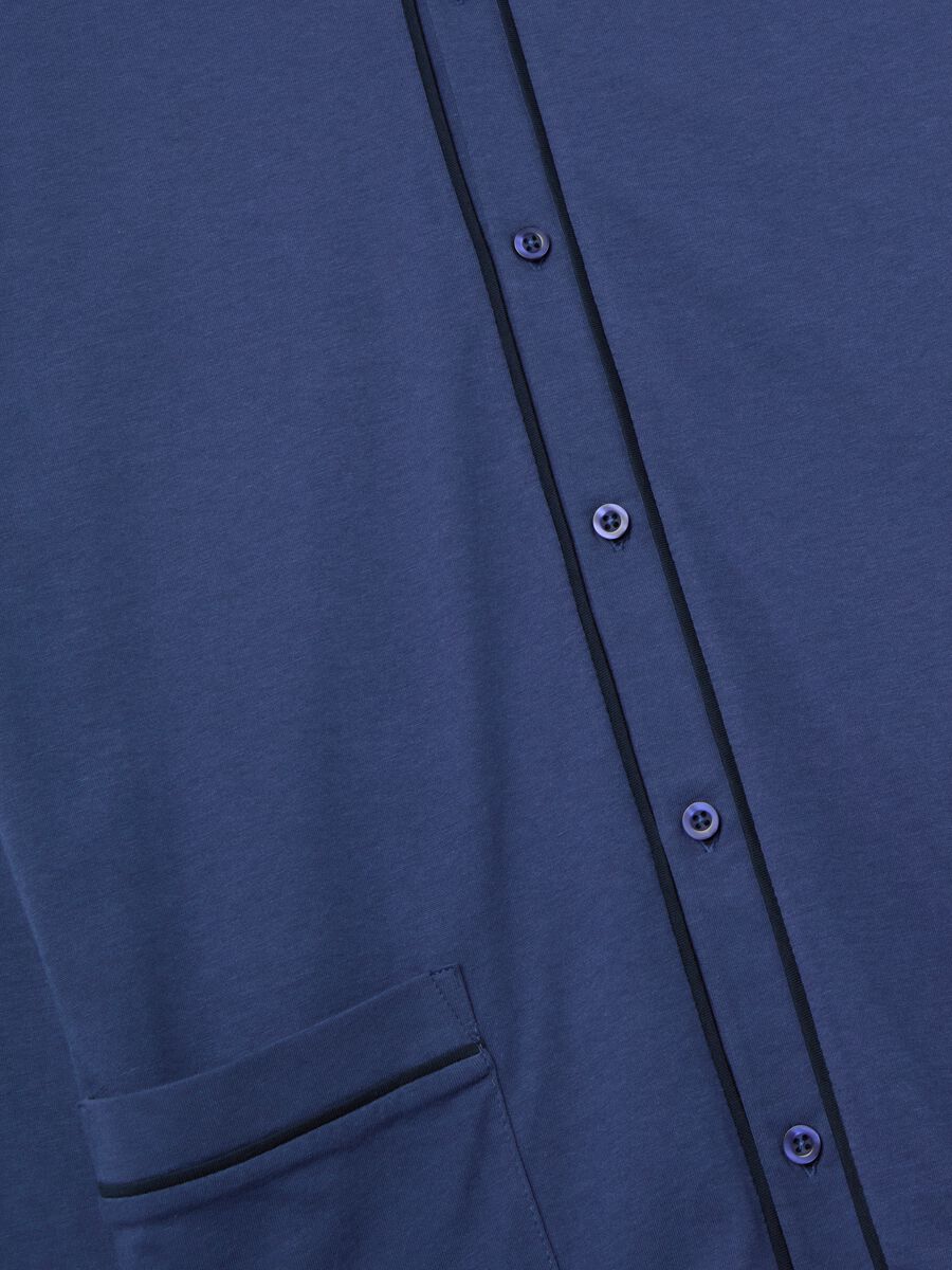 Cotton pyjamas with contrasting piping_5