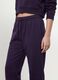 Purple cotton-blend joggers with elasticated waist, regular fit_3