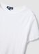 White pure cotton striped regular fit T-shirt_5