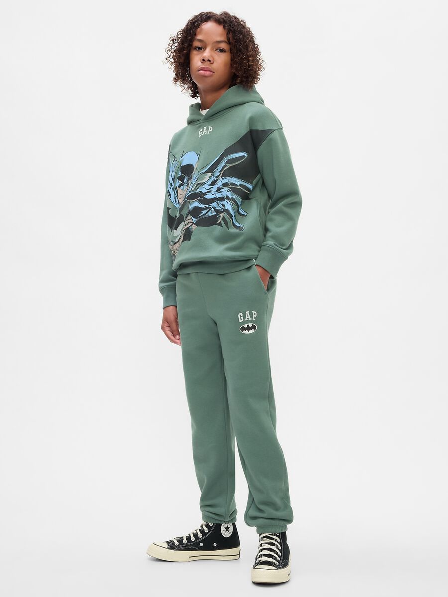 Joggers with Batman print and logo embroidery_0