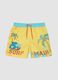 Multicolour boys&rsquo; swim shorts with tropical print_0