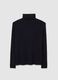 Regular fit blue turtleneck_0