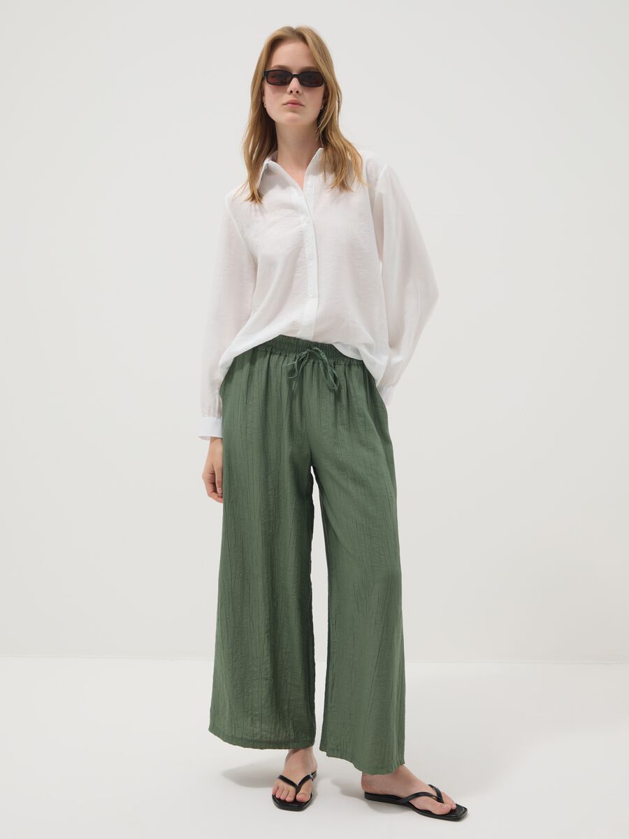 White viscose-blend shirt_2