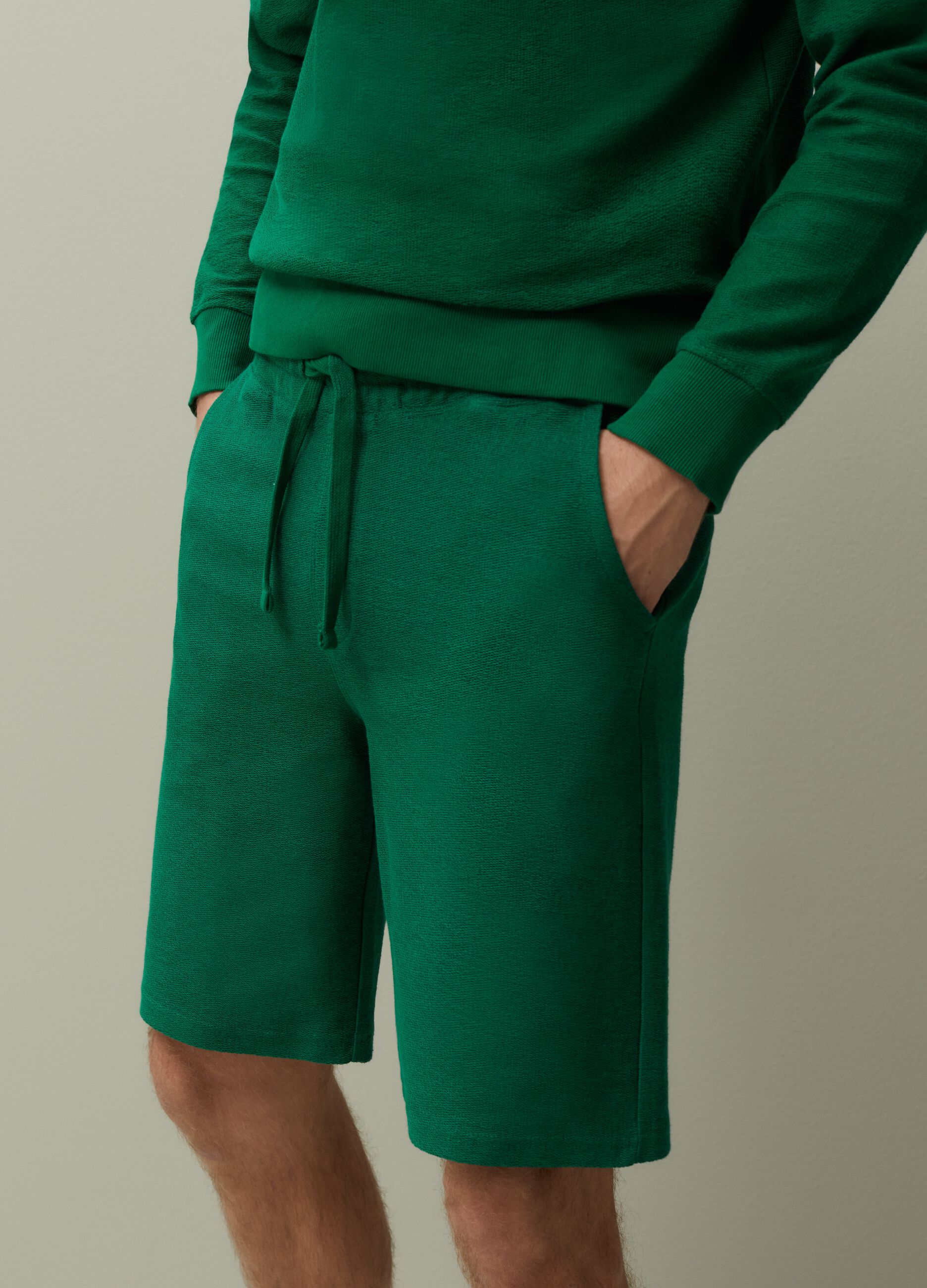 Bermuda jogger in felpa_3