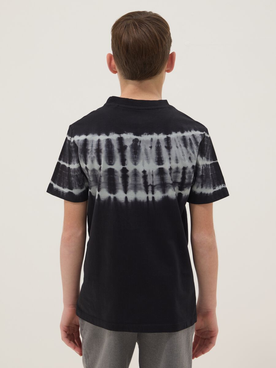 Black short-sleeve pure cotton T-shirt_2