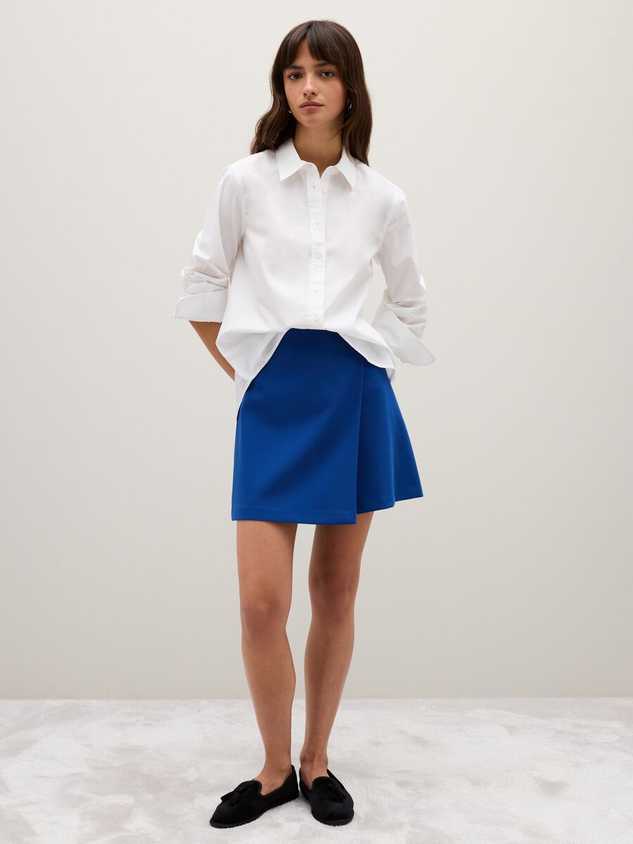 White pure cotton regular fit shirt_2