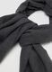 Grey scarf with fringes_1
