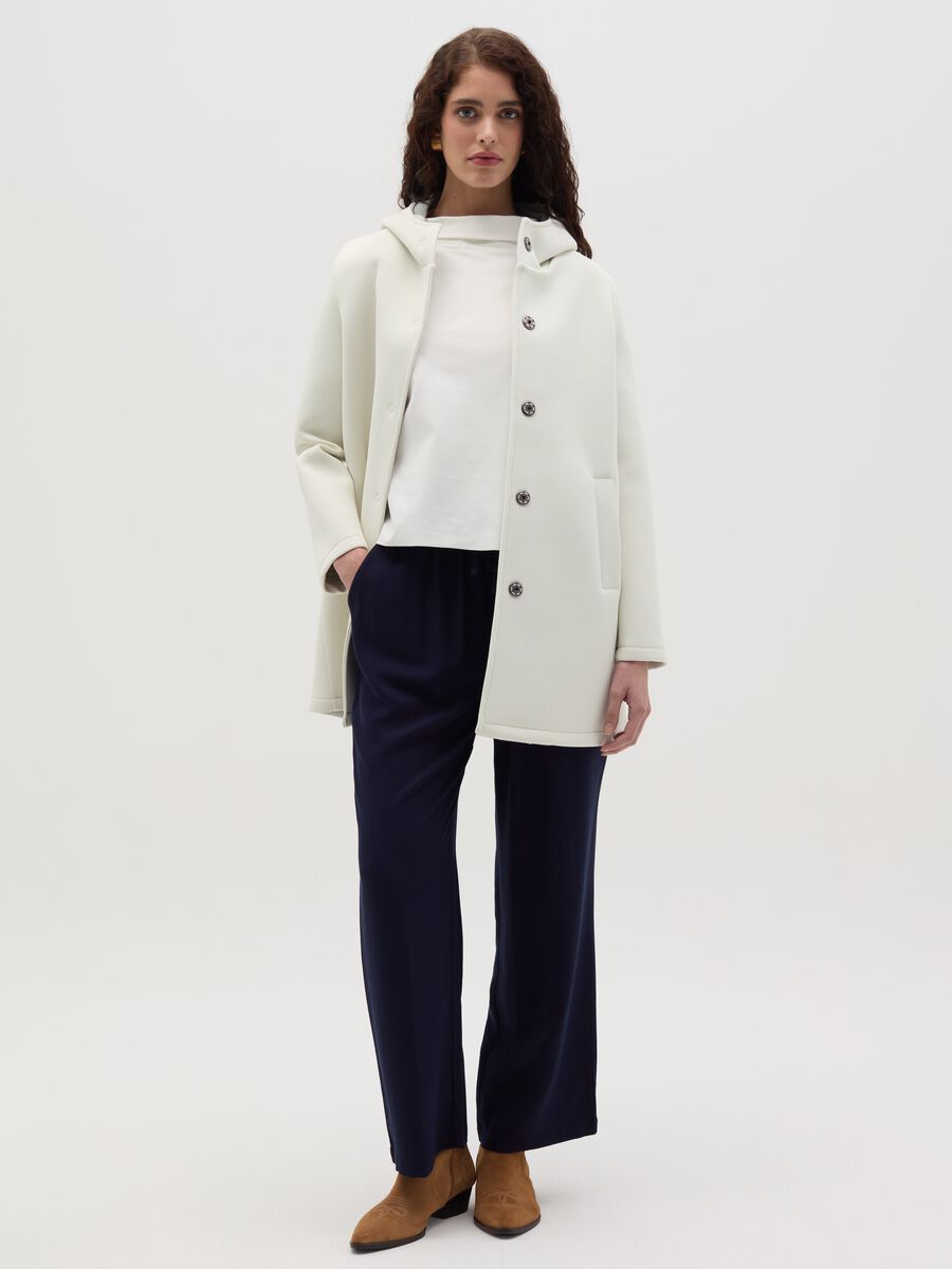 Long jacket with buttons and hood_1