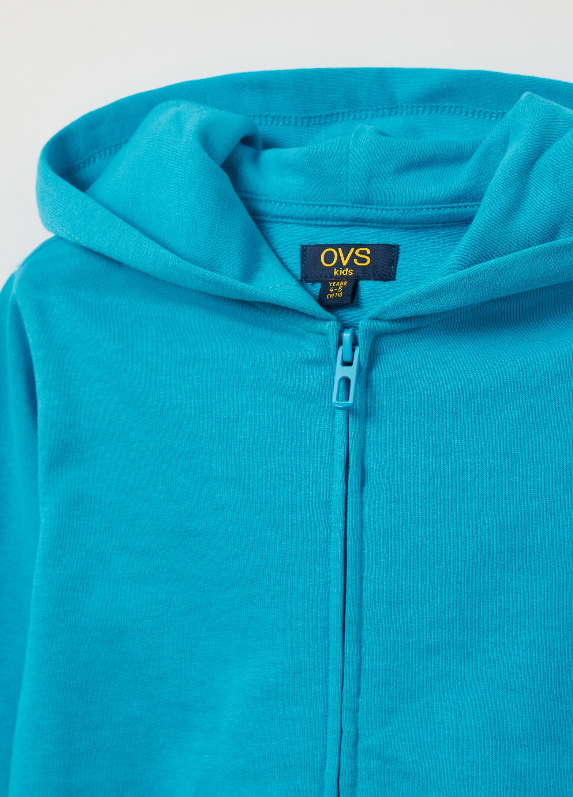Full-zip in French Terry con cappuccio_2
