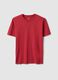 Regular Fit Red Pure Cotton T-shirt_4