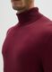 Red regular fit turtleneck_3